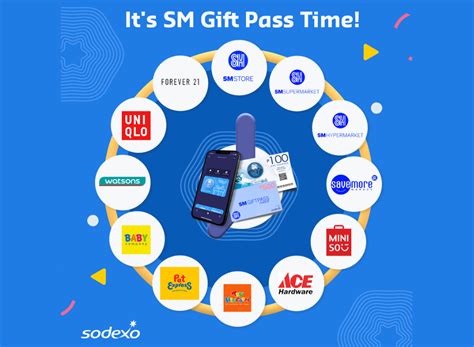 where can i use sm gift pass sodexo|FAQ .